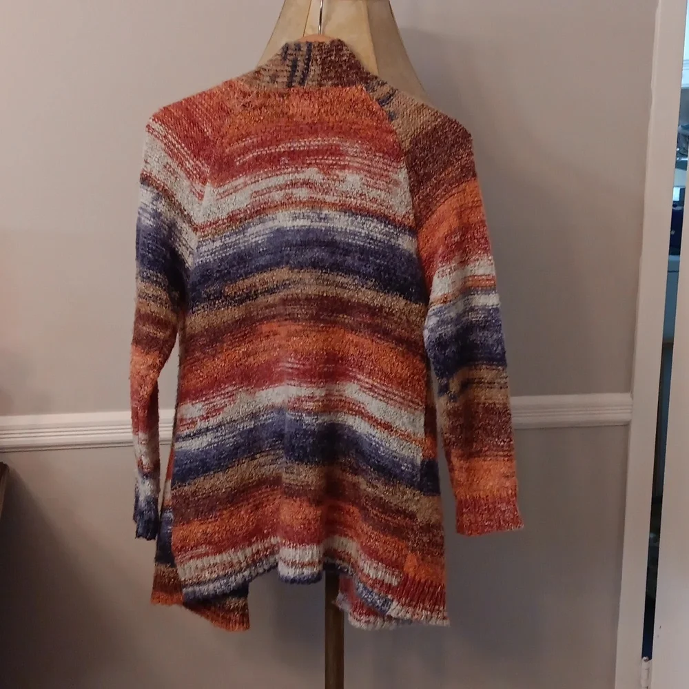 Ruby Rd.Cardigan Sweater. Gorgeous southwest colors, sz.M - Picture 4 of 4